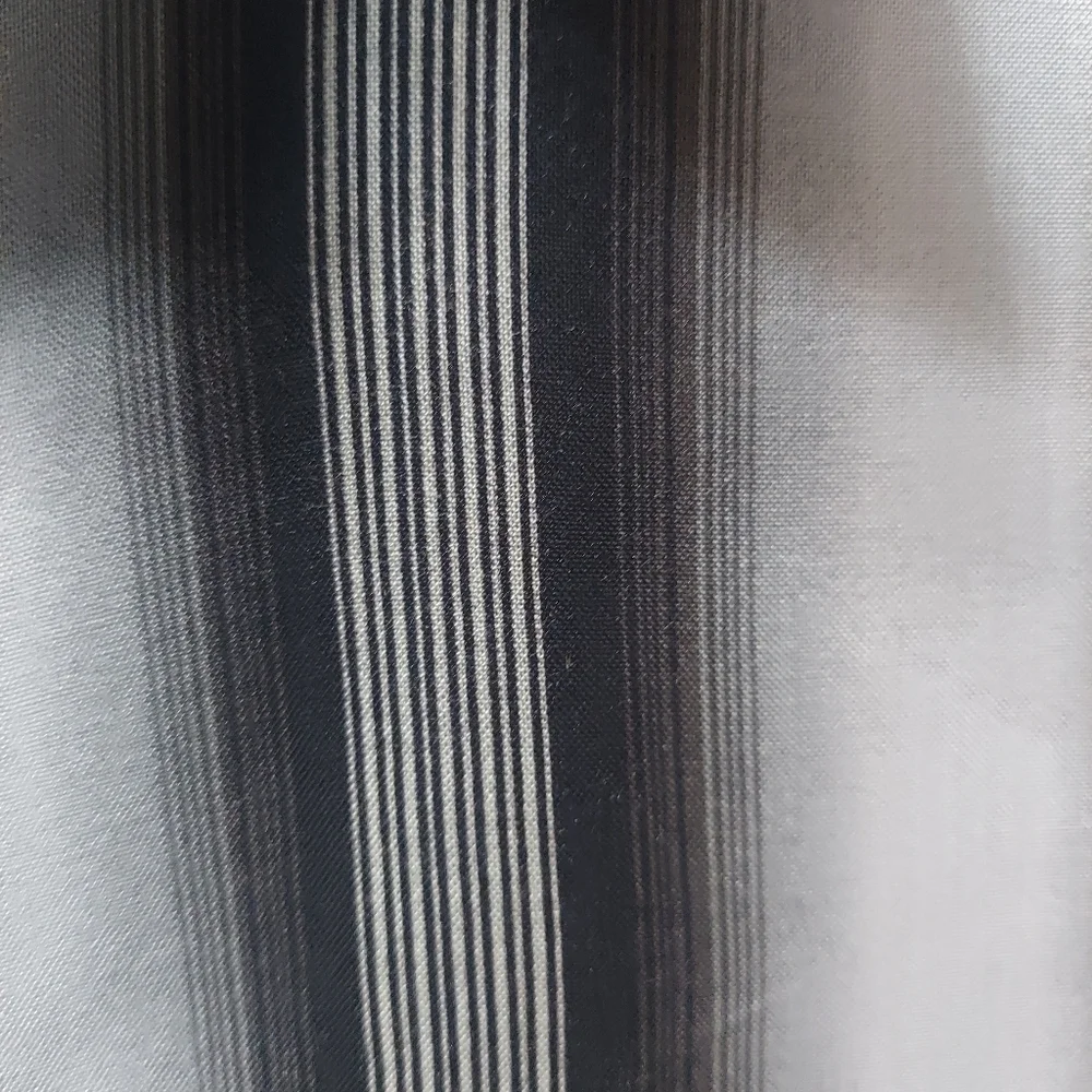 Axcess Men's Dress Shirt Size Medium Vertical Stripes Black/ Grey